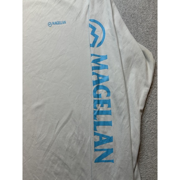 Magellan Outdoors Shirt Mens XL Gray Long Sleeve Fishing Performance - Picture 3 of 12